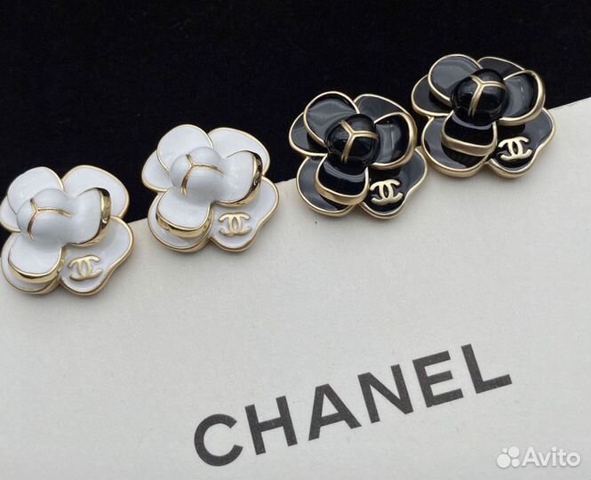 Vip gift оригинал серьги камелии и розовые