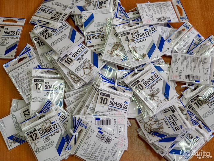 Крючки owner tenkara down w/EYE 10 и 12