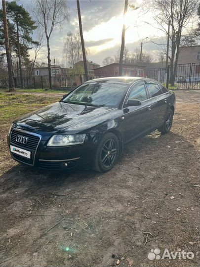 Audi A6 2.0 CVT, 2008, битый, 252 000 км