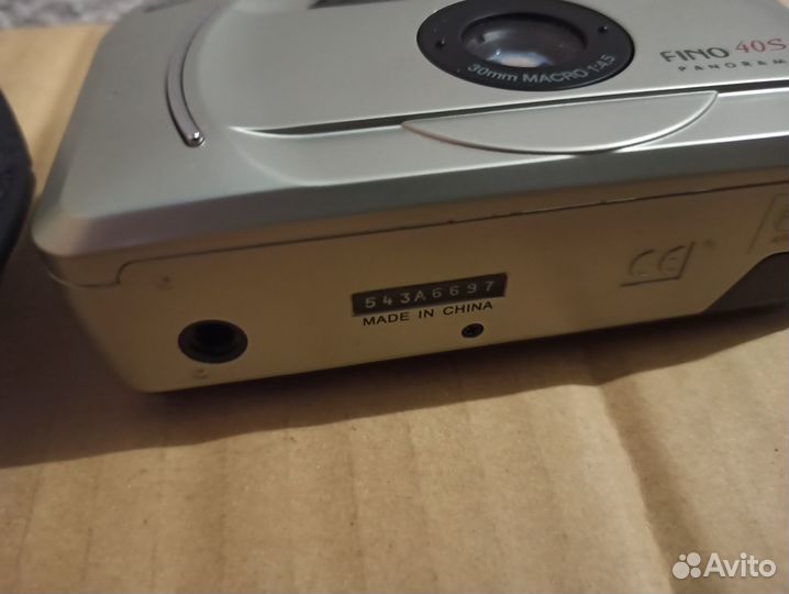 Плёночный фотоаппарат samsung Fino 40S с чехлом
