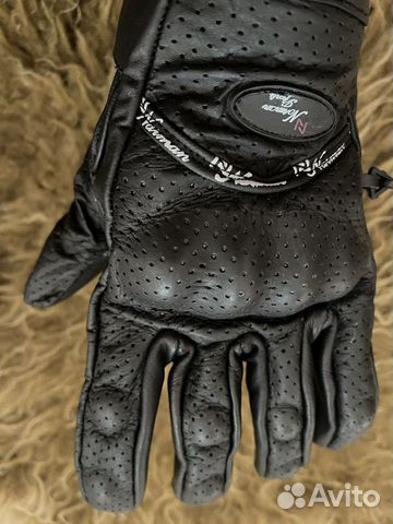 Мотоциклетные перчатки кожаные