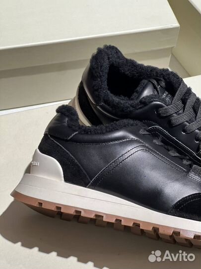 Кроссовки Brunello Cucinelli с мехом