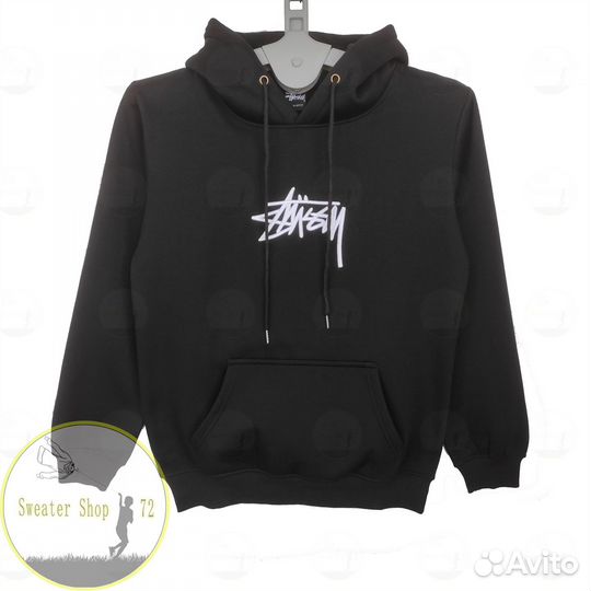 Худи Stussy черное