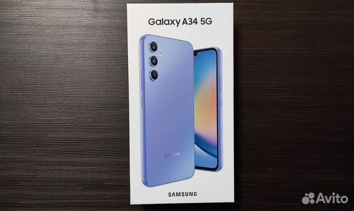 Смартфон Samsung Galaxy A34 5G 256GB Лавандовый