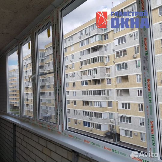 Остекление балконов и установка пластиковых окон