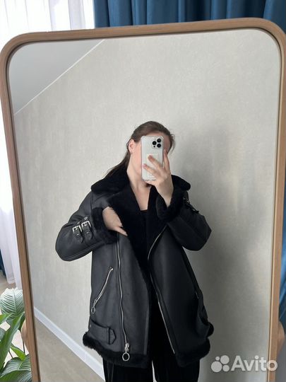 Дубленка авиатор