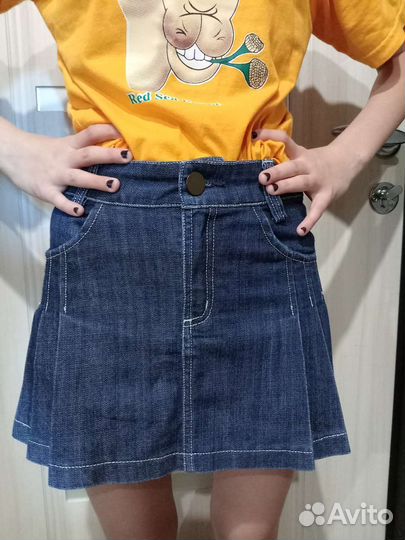 Вещи для девочки (блузки,юбки и т. д. ) размер 140