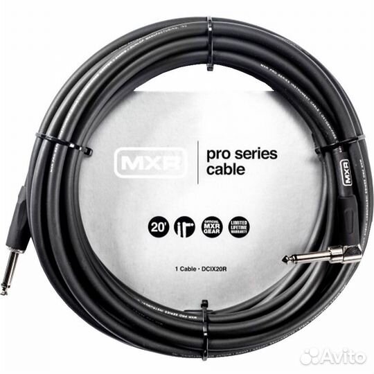 Кабель инструментал. Dunlop dcix20R MXR Pro Series