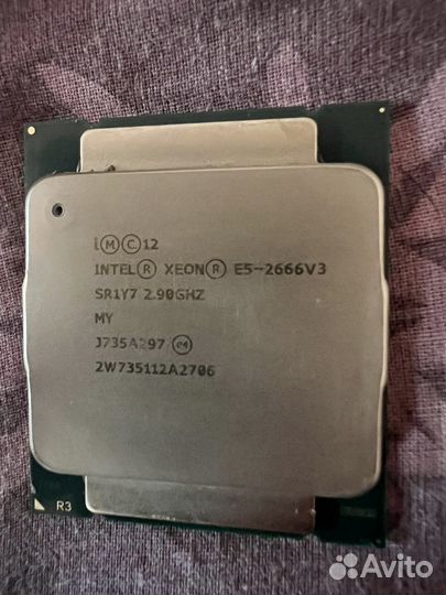 Процессор Intel Xeon e5-2666v3