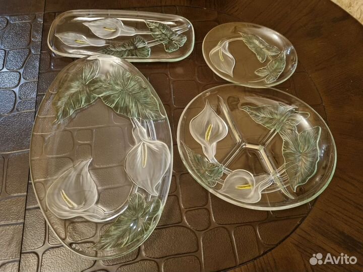 Посуда Блюда с каллами Luminarc