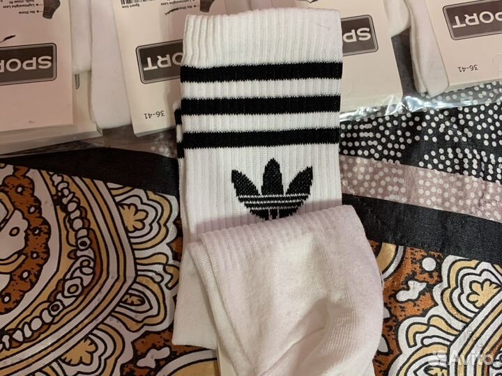 Носки adidas высокие