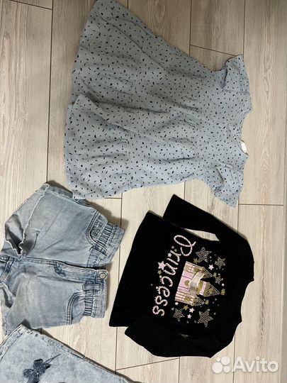Вещи на девочку 110-116 пакетом