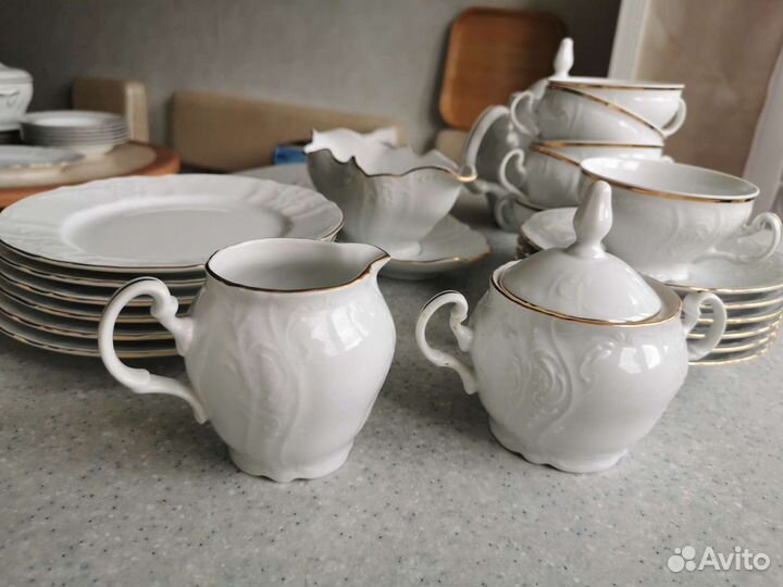 Посуда. Сервиз чайный и столовый, Bernadotte