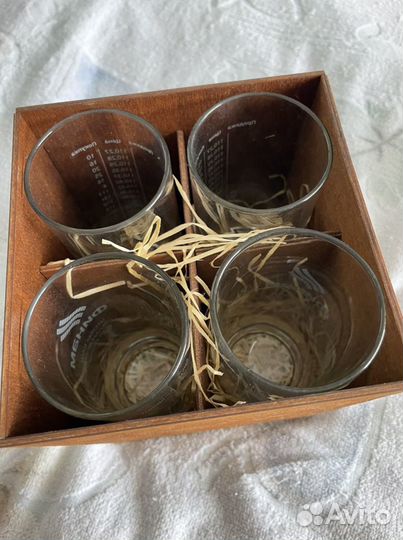 Набор стаканов 4 шт в коробке