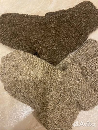 Носки шерстяные вязаные (ручная работа)