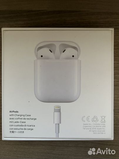 Коробка от наушников apple