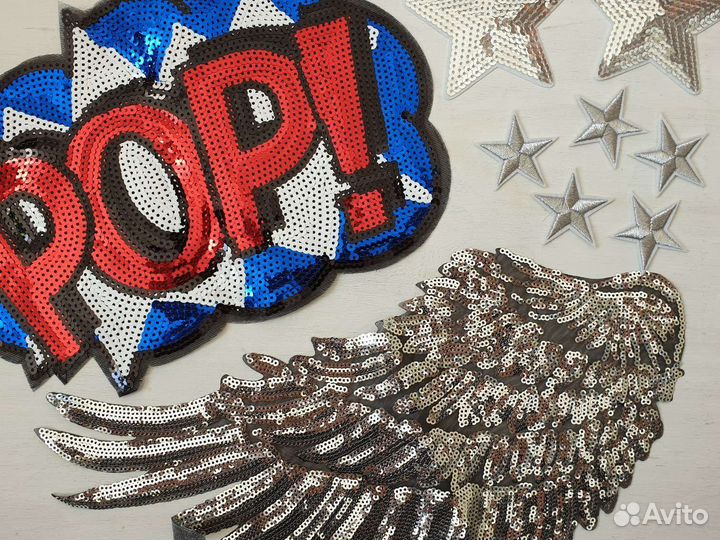 Нашивки из пайеток