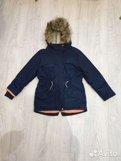 Куртка парка зимняя для девочки р 122 Decathlon