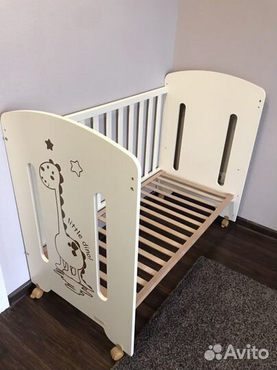 Кровать детская 120 60 micuna слоновая кость