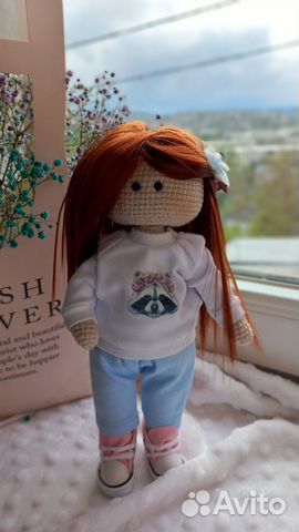 Кукла тильда. Вязаные игрушки. Игрушки для малышей