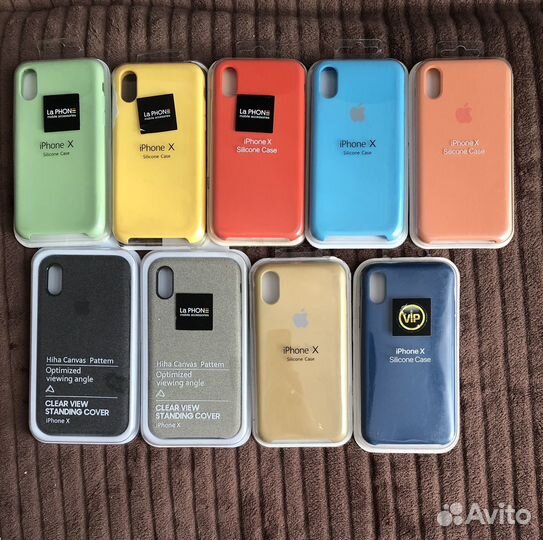 Силиконовый чехол на iPhone 10