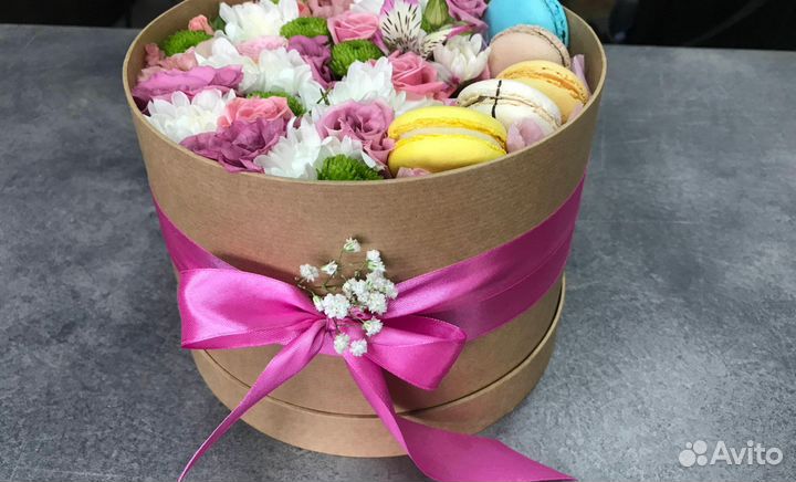 Цветы в коробке