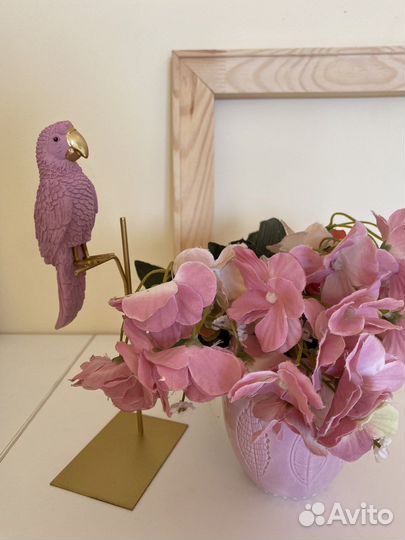 Декоративное украшение « Попугай « новое