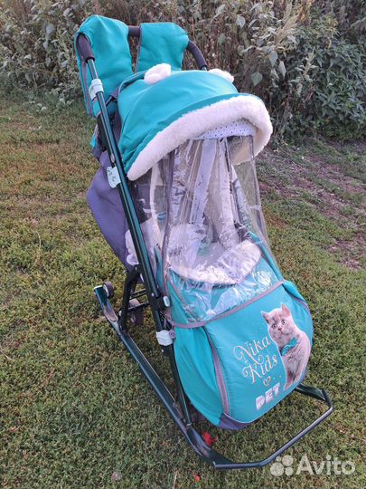 Детские санки коляска