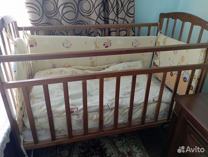 Детская кровать для новорожденных бу