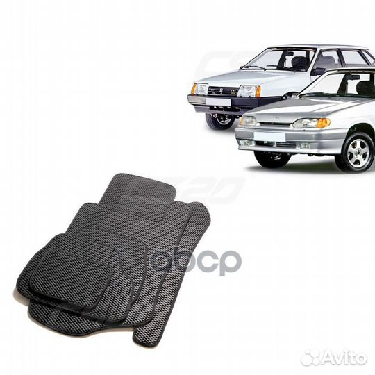 Ковры салона 2108-15 EVA CS-20 (черн) 15383 CS20