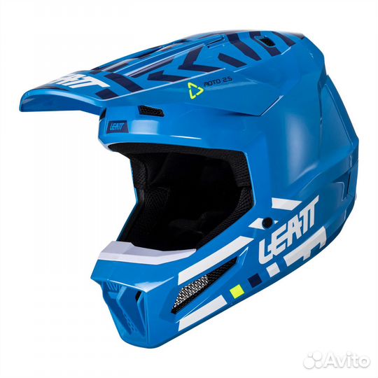 Кроссовый шлем Leatt Moto 2.5 Helmet, Cyan 2024