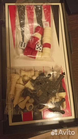 Шахматы, нарды, шашки дорожные с магнитом