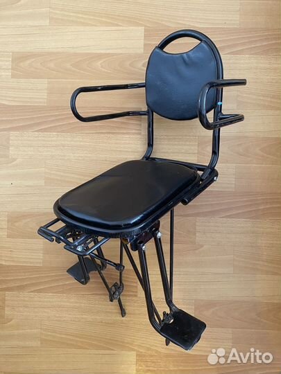 Детское кресло на велосипед + багажник