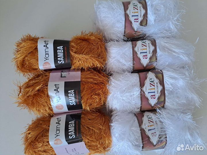 Пряжа травка