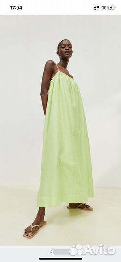 Платье hm(лен)
