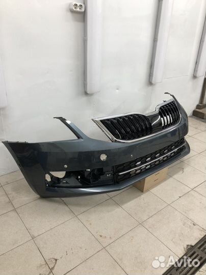 Бампер Передний Skoda Octavia A7 2017-2020