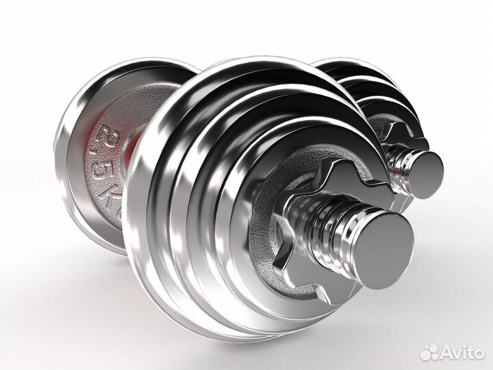 Набор гантелей Unixfit в кейсе 20 кг