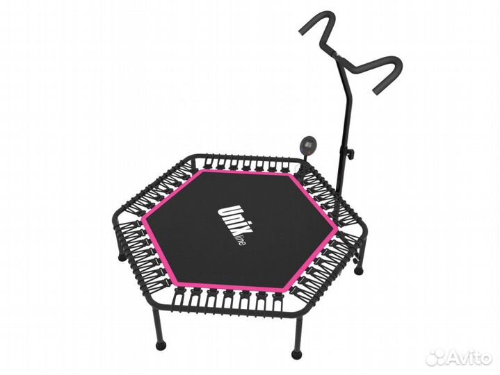 Батут для фитнеса unix line fitness Pink PRO (130