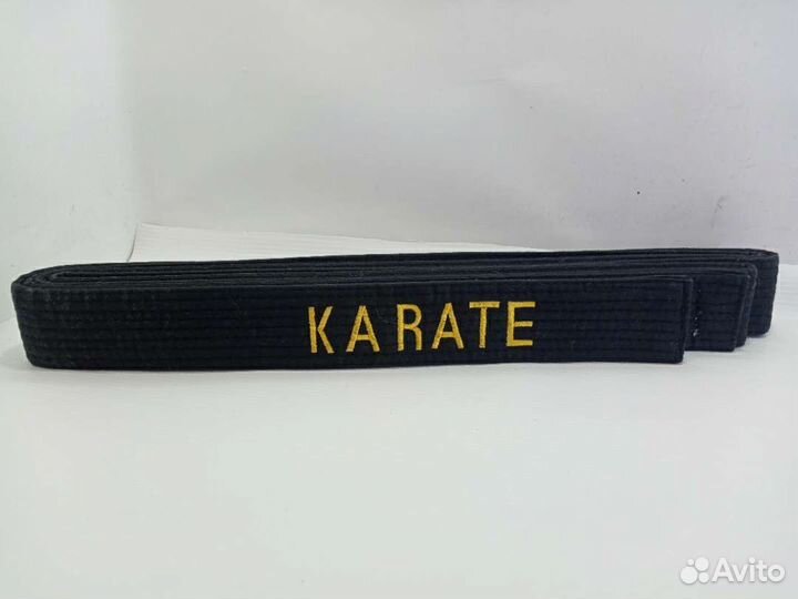 Черный пояс карате 320 см