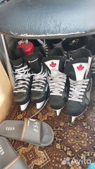 Коньки хоккейные