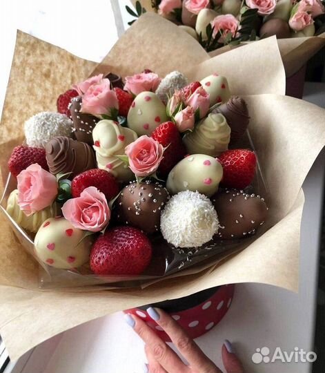 Букет из вкусной клубники на сегодня