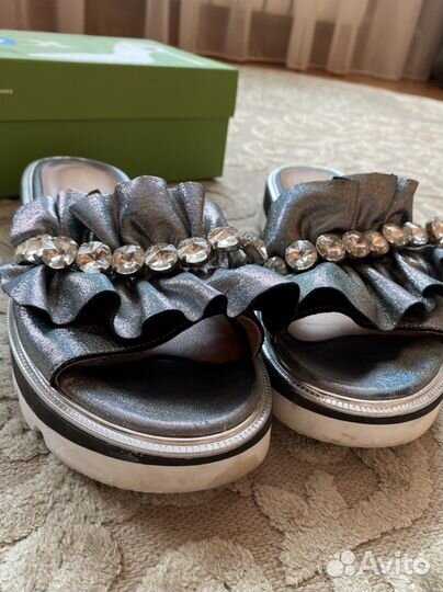 Шлепки натуральная кожа 40 your BOX