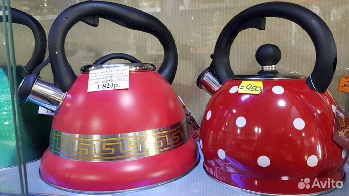 Чайник эмалированный для плиты