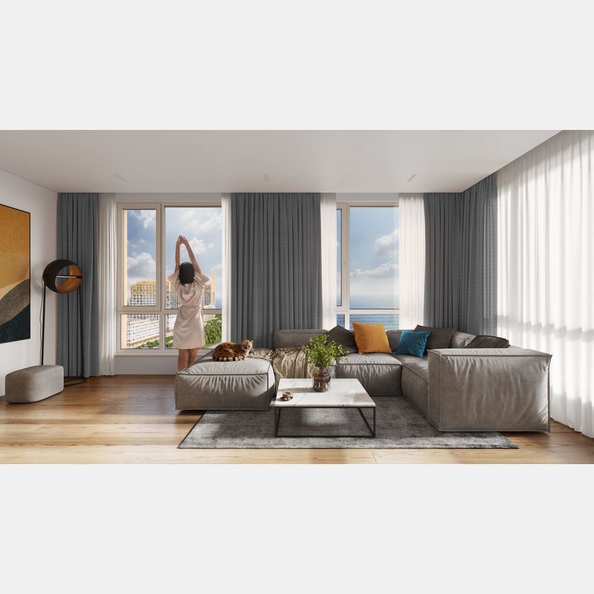 3-к. квартира, 93,1 м², 17/18 эт.
