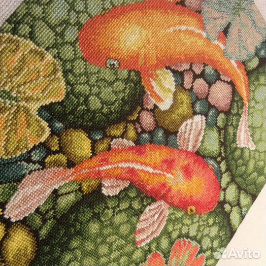 Картина вышитая крестиком