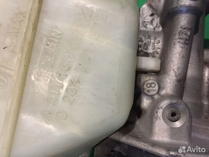 Главный тормозной цилиндр на E-Class, S211, W211