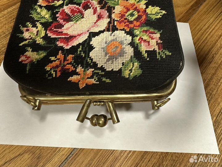 Театральная сумочка винтаж в виде саквояжа СССР