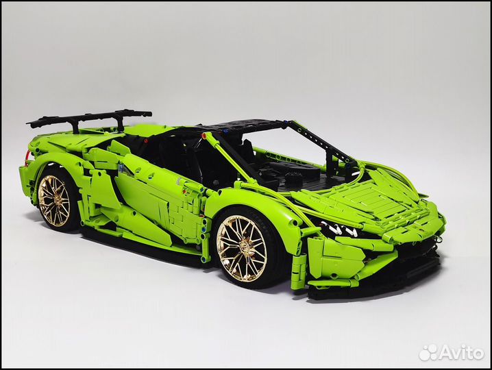 MOC Lamborghini Sian в Huracan Evo Spyder 42115