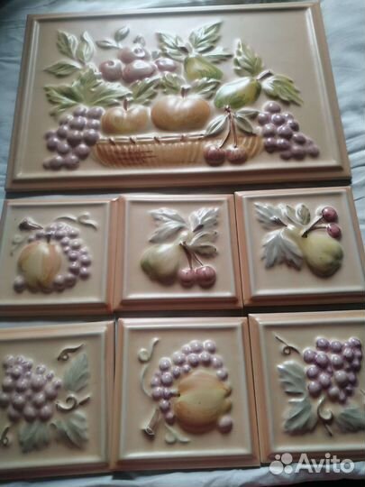 Декоративное панно керамика