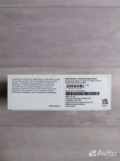 Airpods 3 оригинал